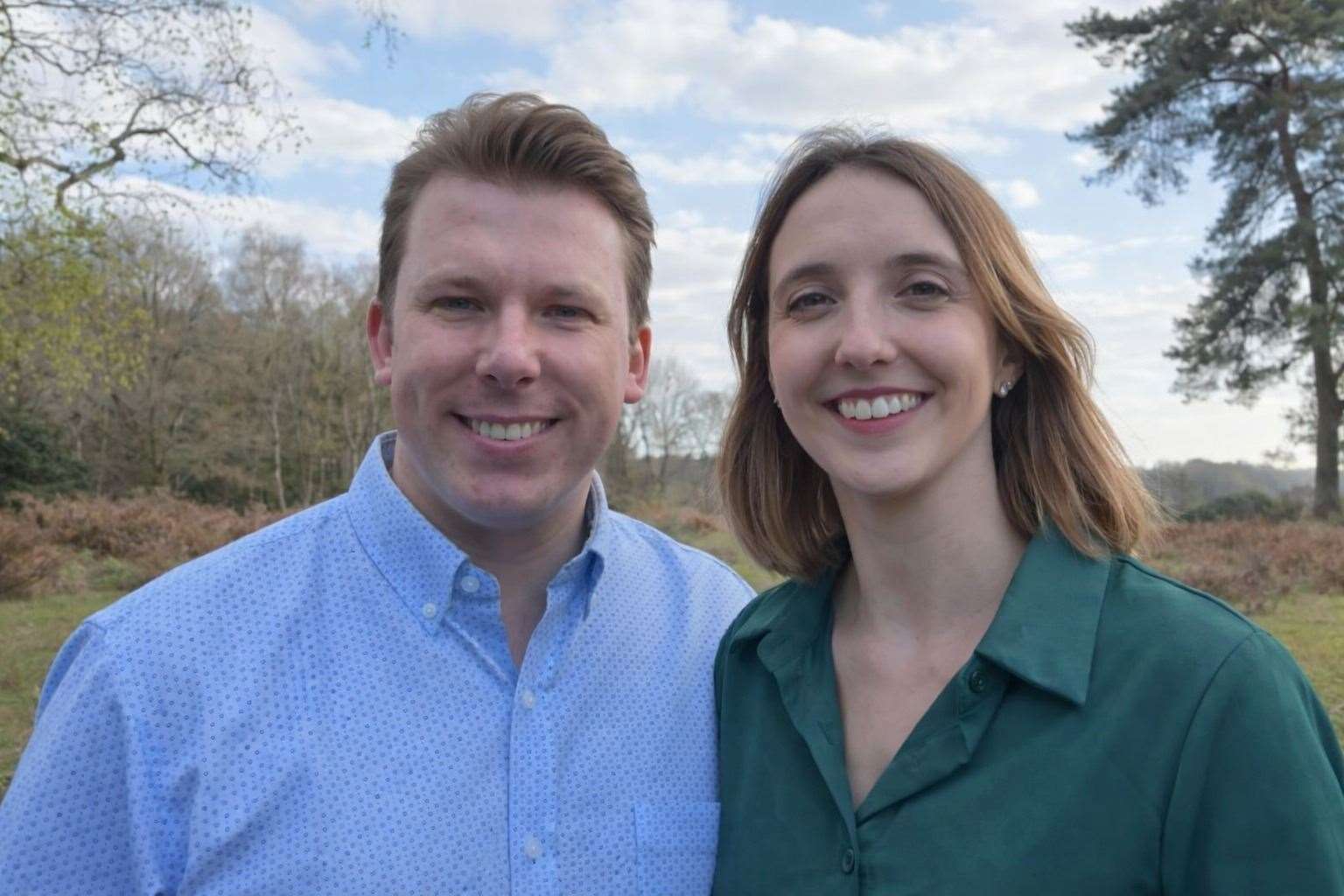 James and Emily Hartley-Binns launched the petition to keep the Forest whole