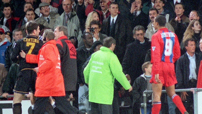 Eric Cantona’s kung-fu kick – 30 years on from the moment that shocked football