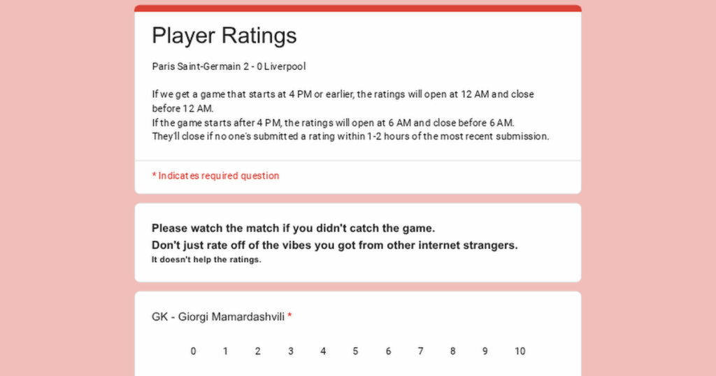 The "Day After" FT Thread: PSG 2 - 0 LIV