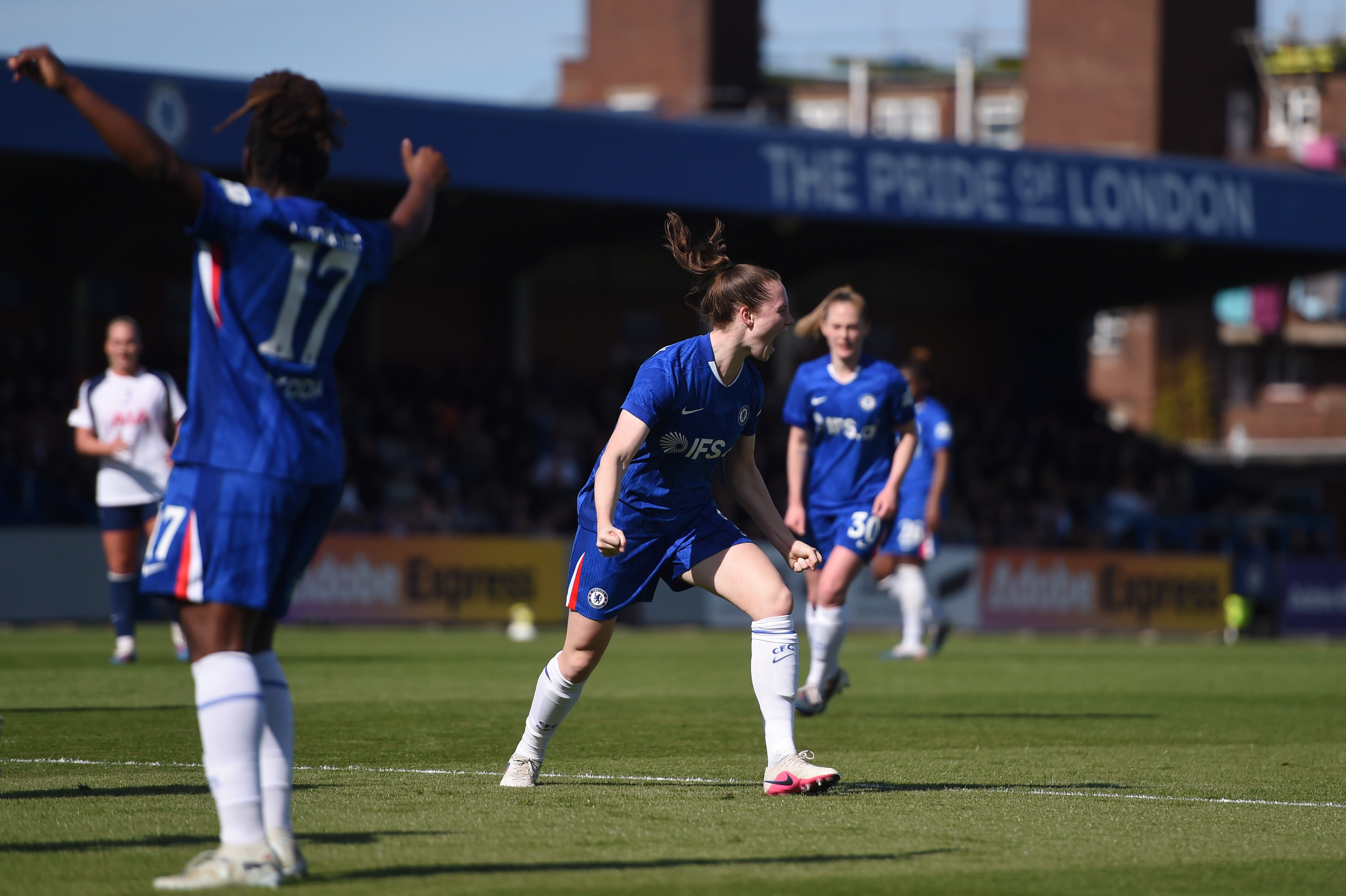 Veerle Buurman got the winner at Kingsmeadow