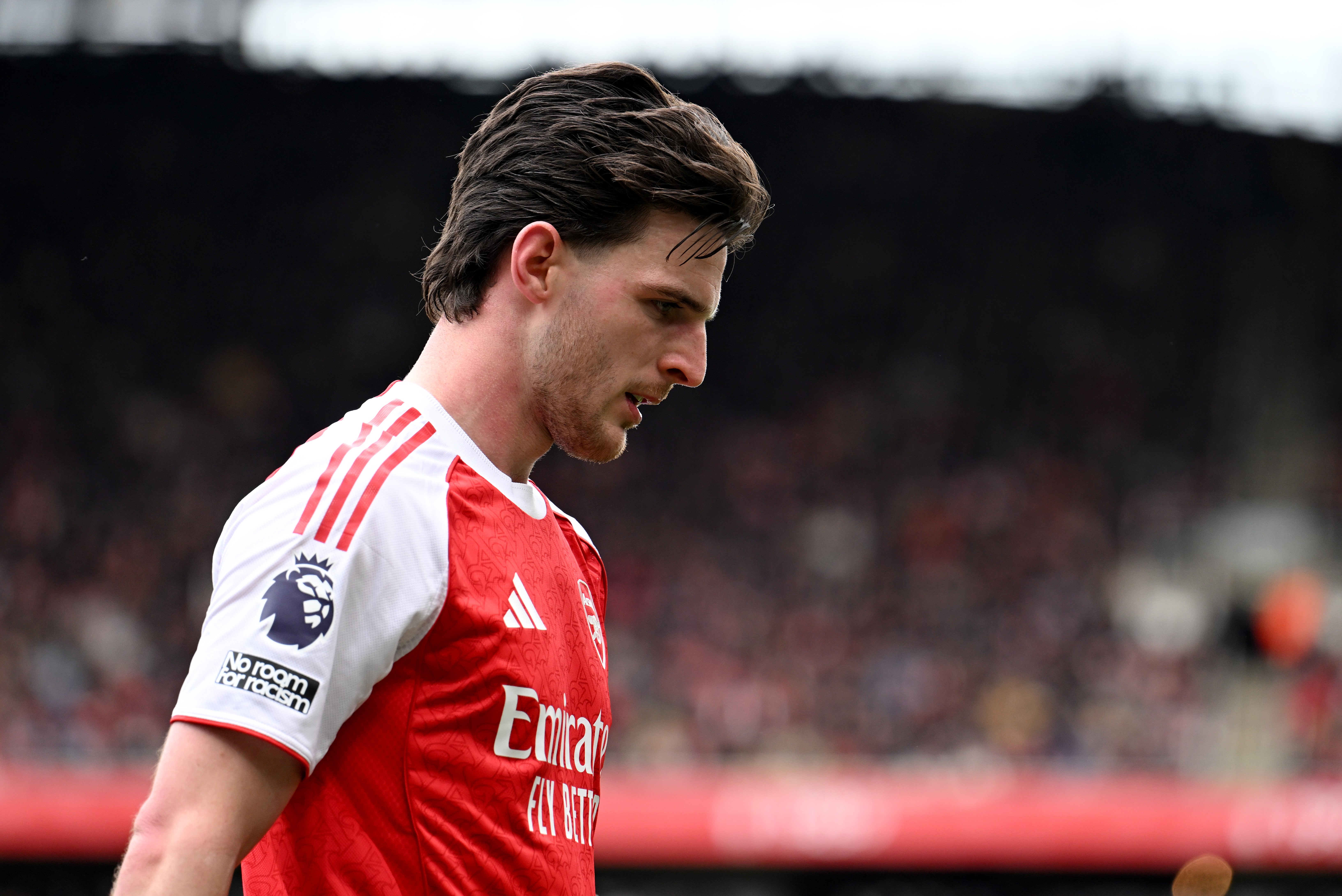 Rice was the only Arsenal starter who looked to take the game by the scruff of the neck