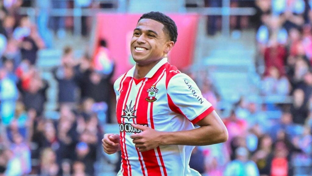 Shea Charles in action for Southampton