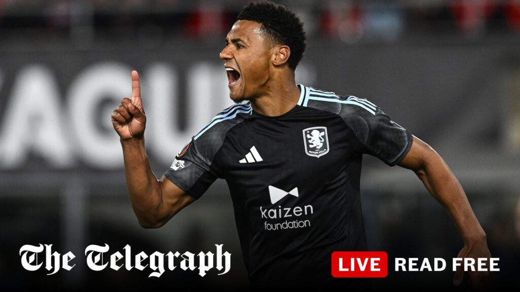 Aston Villa have one foot in Europa League semi-final thanks to Watkins double in Bologna