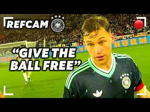 POV: Du pfeifst das Länderspiel zwischen Deutschland und Ghana 🇩🇪🇬🇭 | RefCam