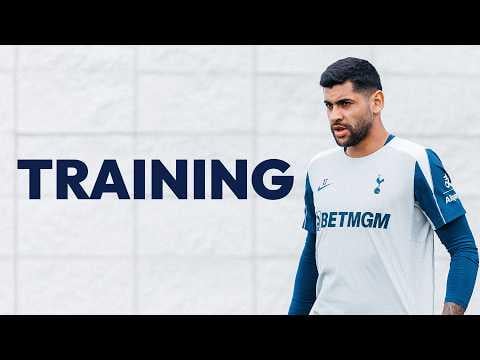 Training before Sunderland