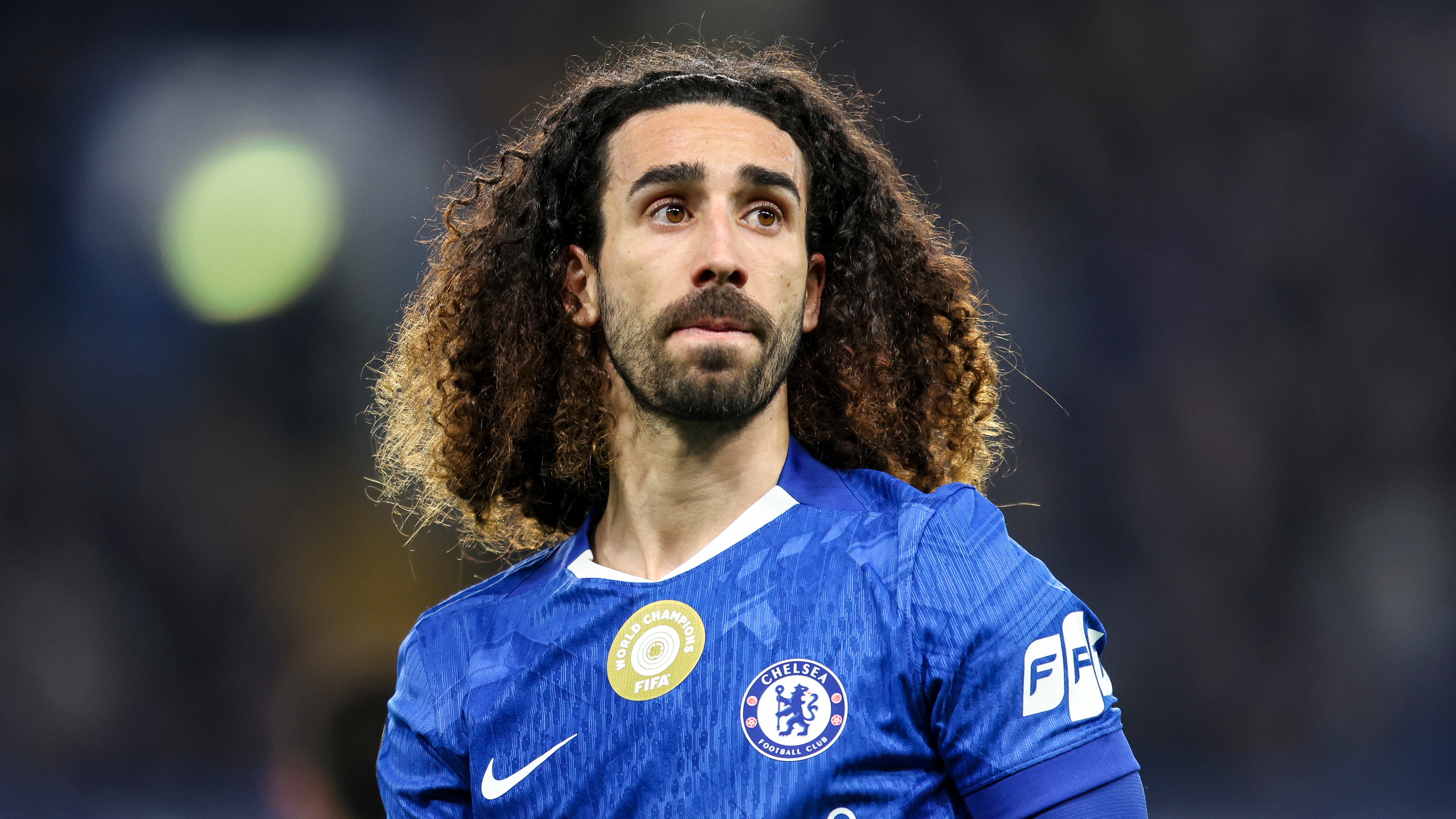 Marc Cucurella playing for Chelsea in the Champions League