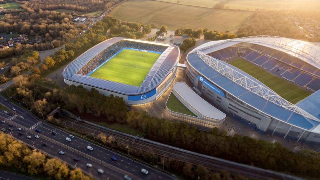 Brighton confirm plans for first purpose-built women’s stadium in Europe