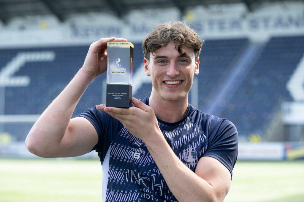 BARNEY STEWART WINS WILLIAM HILL PREMIERSHIP PLAYER OF THE MONTH