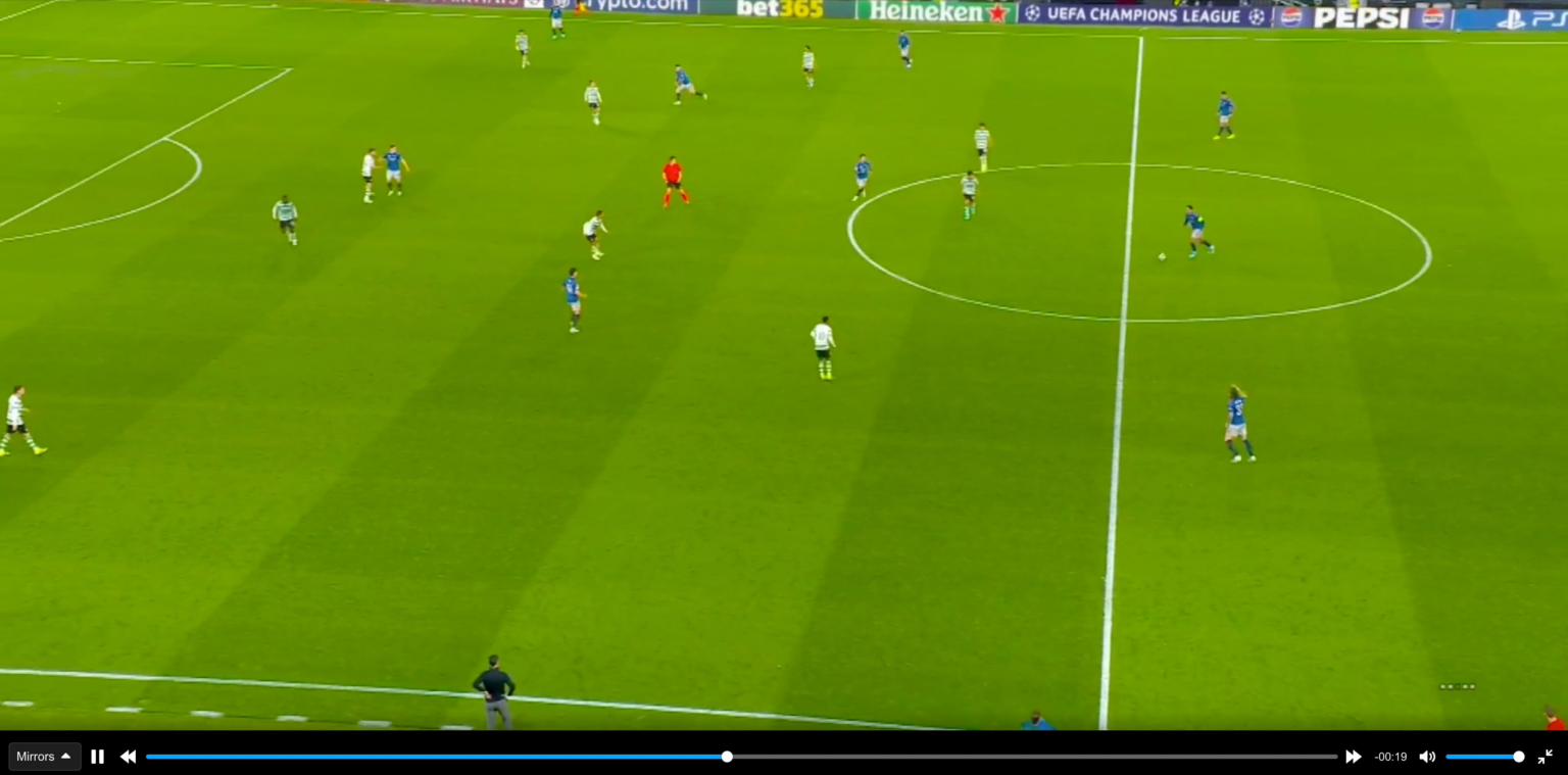 Martinelli's little tango with Sporting's RB