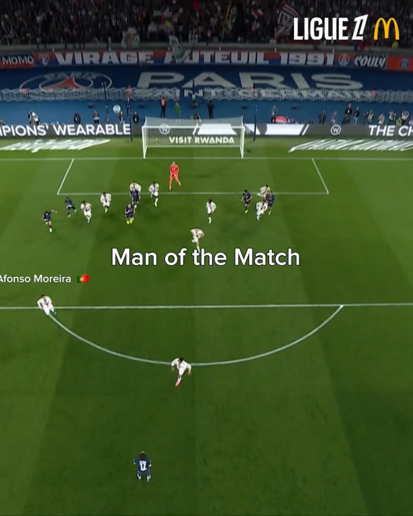 Afonso Moreira vs PSG