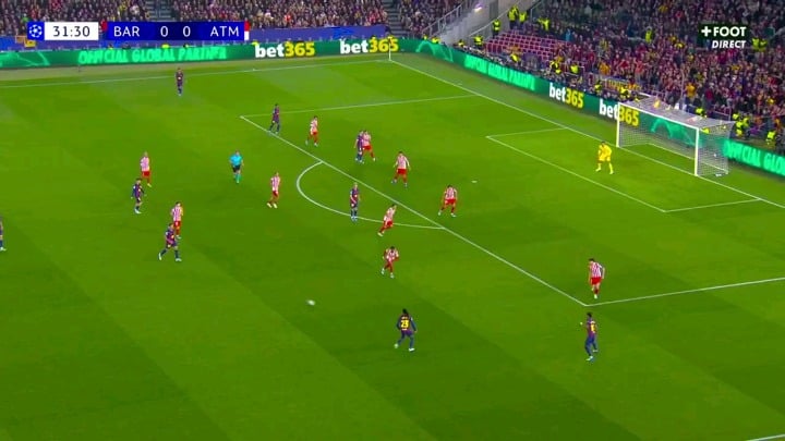 Lamine Yamal's solo run against Atletico Madrid 32'