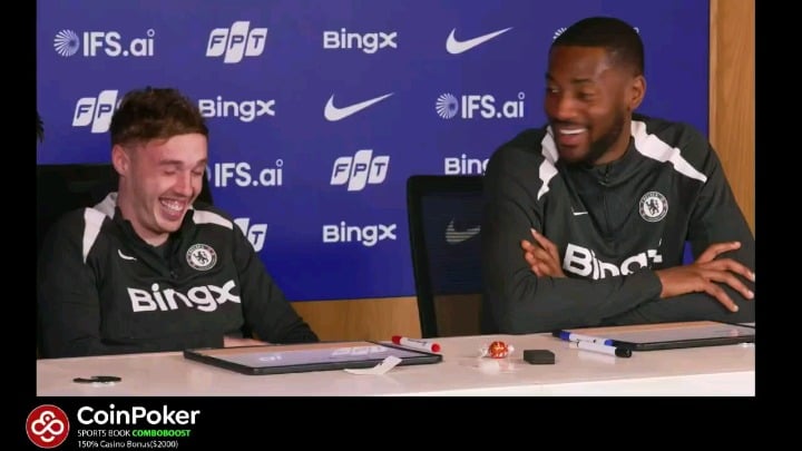 We haven’t seen Cole Palmer laugh this hard before. The beatbox took away his soul and he couldn’t stop laughing 😂