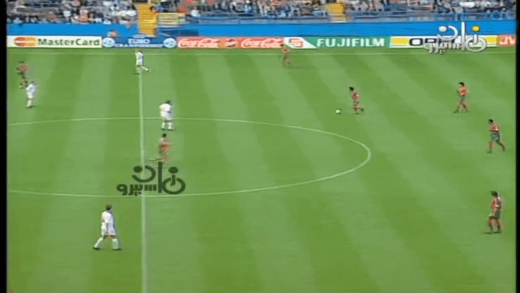 Figo deep lying orchestrator (vs Denmark Euro 96)