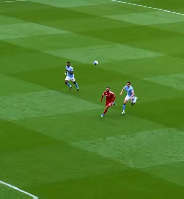 Last season Salah scores that on the bounce from Khusanov, without a doubt.