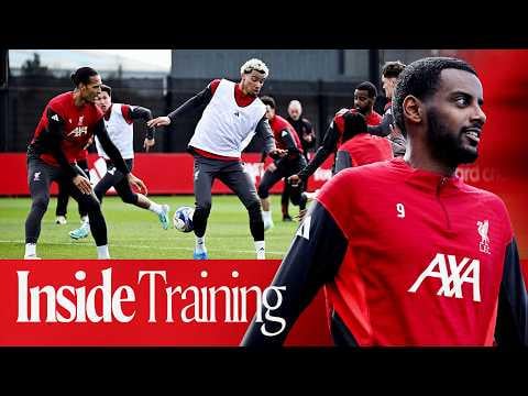 Inside Training: Isak Returns Ahead of FA Cup | Man City vs Liverpool
