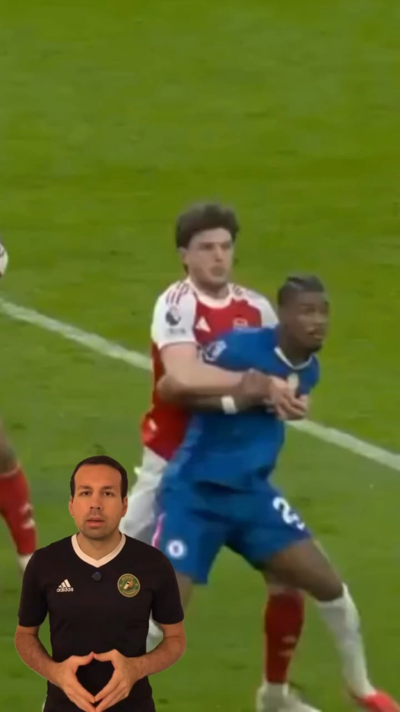 Referee Channel commentary on the double penalty incident in Arsenal v Chelsea game. The VAR didn’t intervene.