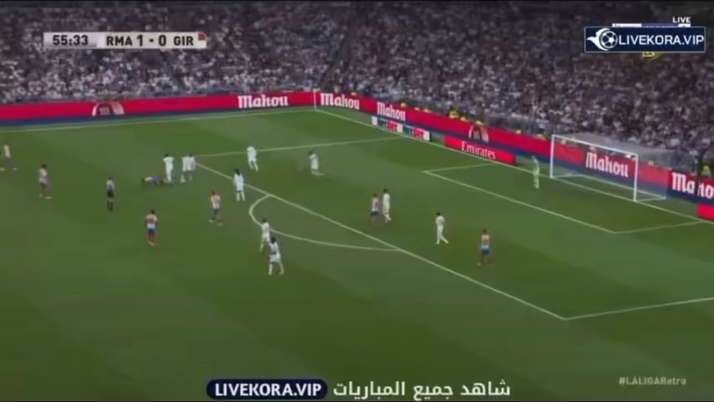 On a 4v4 lightning counterattack, our main striker decides to stop running and wait at the edge of the box. The chance is wasted.