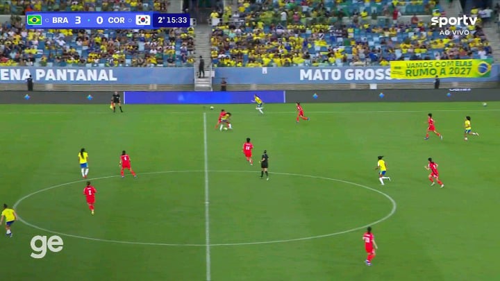 Brasil [4] x 0 Coréia do Sul - 61' - Kerolin