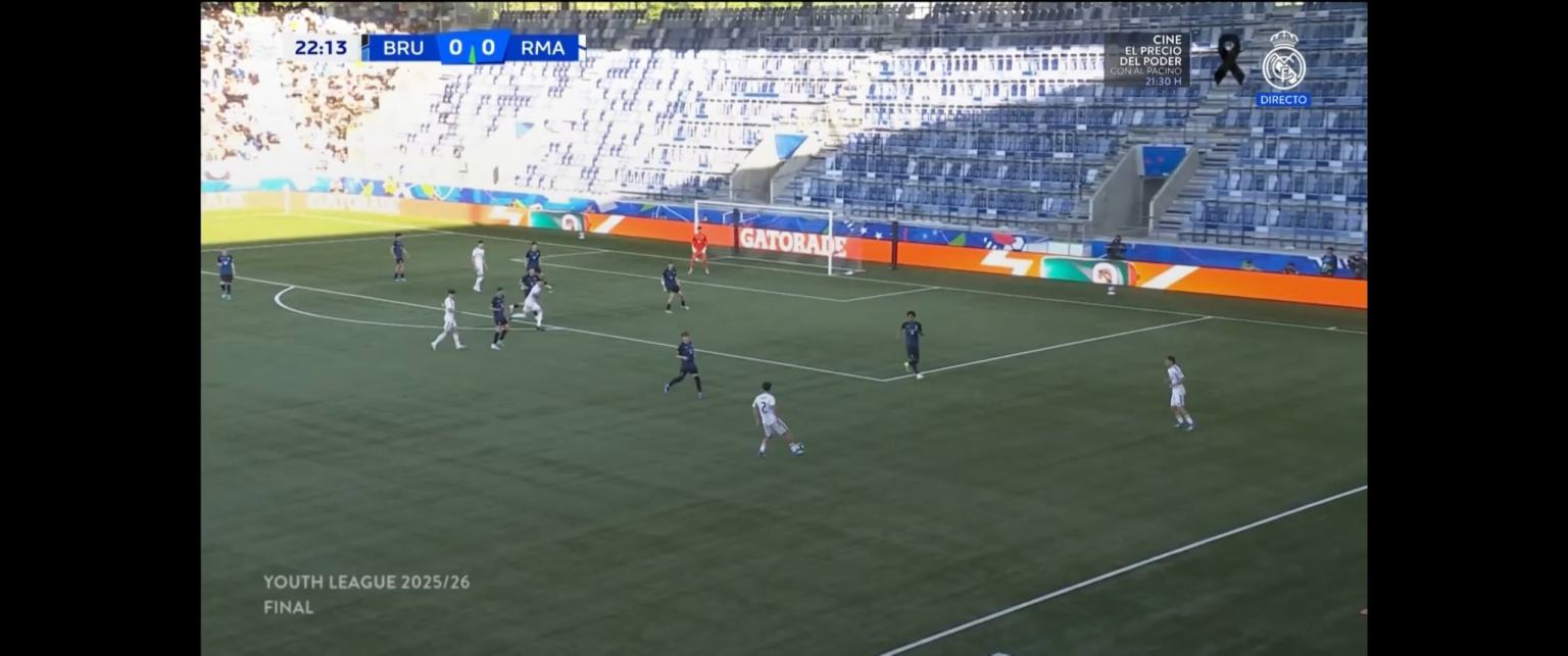 Club Brugge U19s 0-[1] Real Madrid Juvenil A - Jacobo Ortega 23' | UEFA Youth League Final