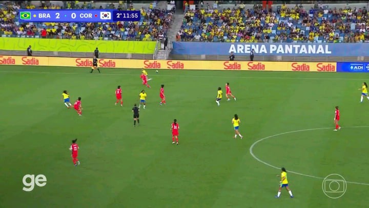 Brasil [3] x 0 Coréia do Sul - 58' - Dudinha