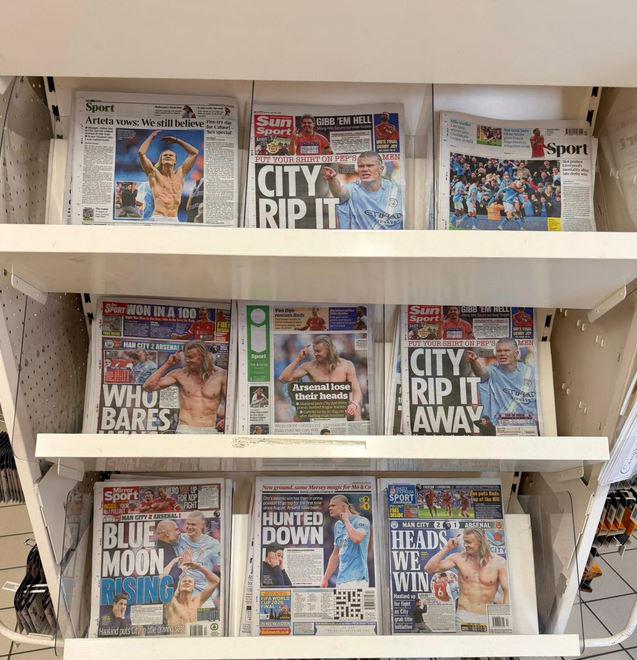 Always thought you lot were crazy for the premature celebrations, then the old man sends me this