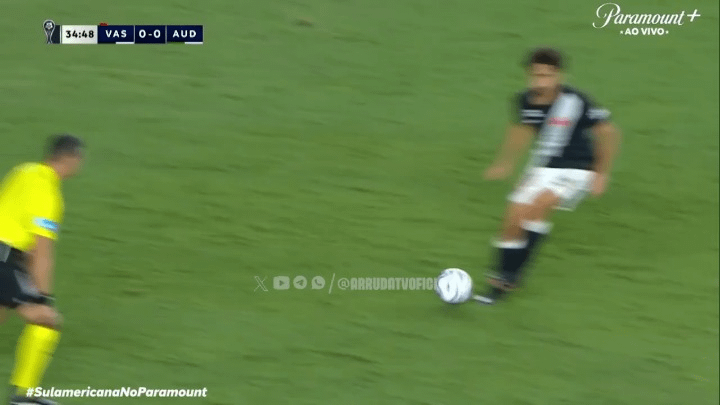 JP expulso (35') - Vasco x Audax Italiano - Sul-Americana 2026