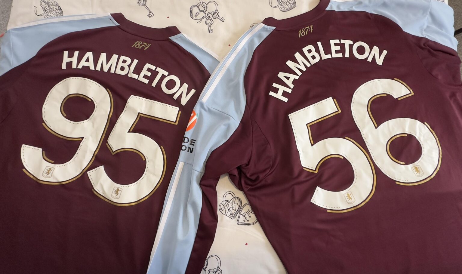 Wearing my dads number for Sundays game 🙏🏻