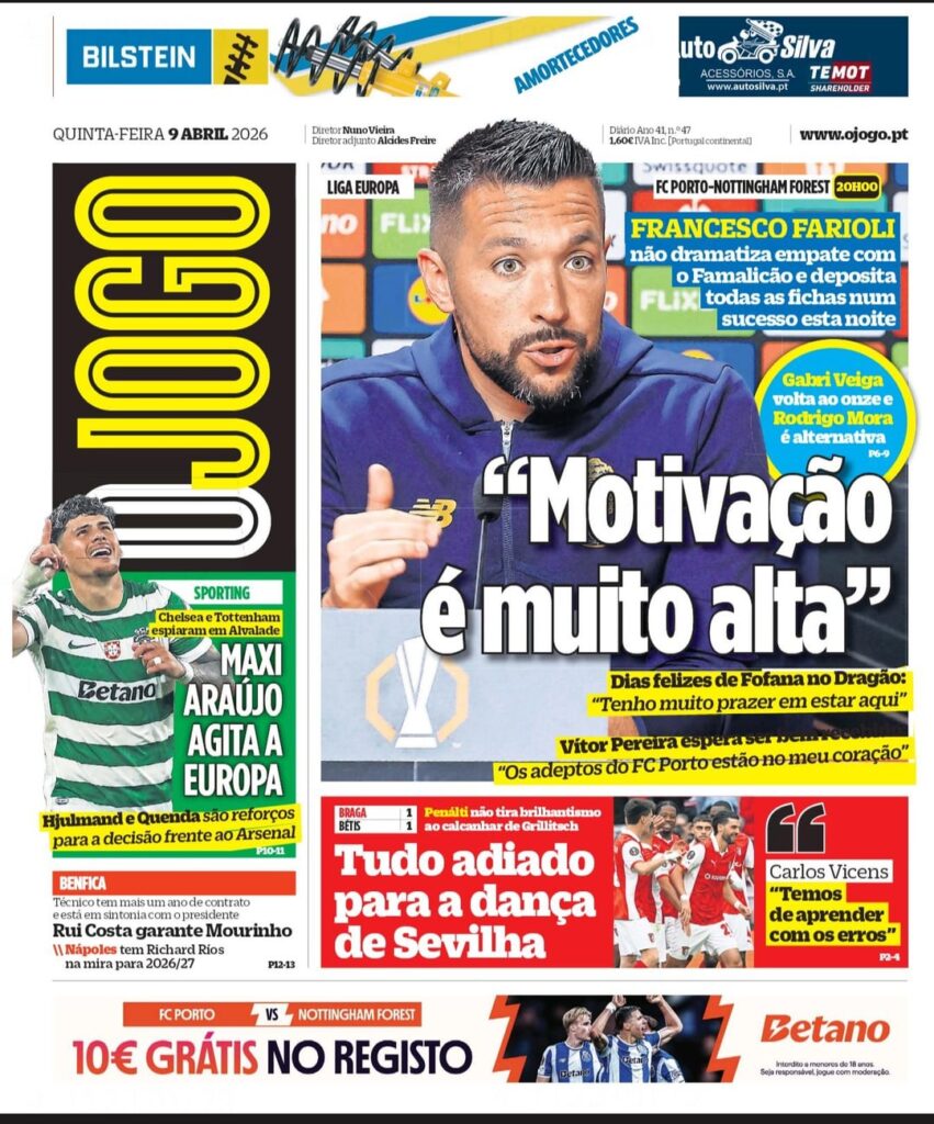 Jornal OJOGO 09/04/2026