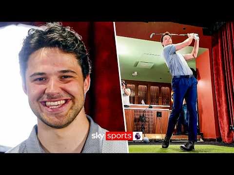 Senne Lammens shows us his golf game & reveals the BEST golfer at Man Utd