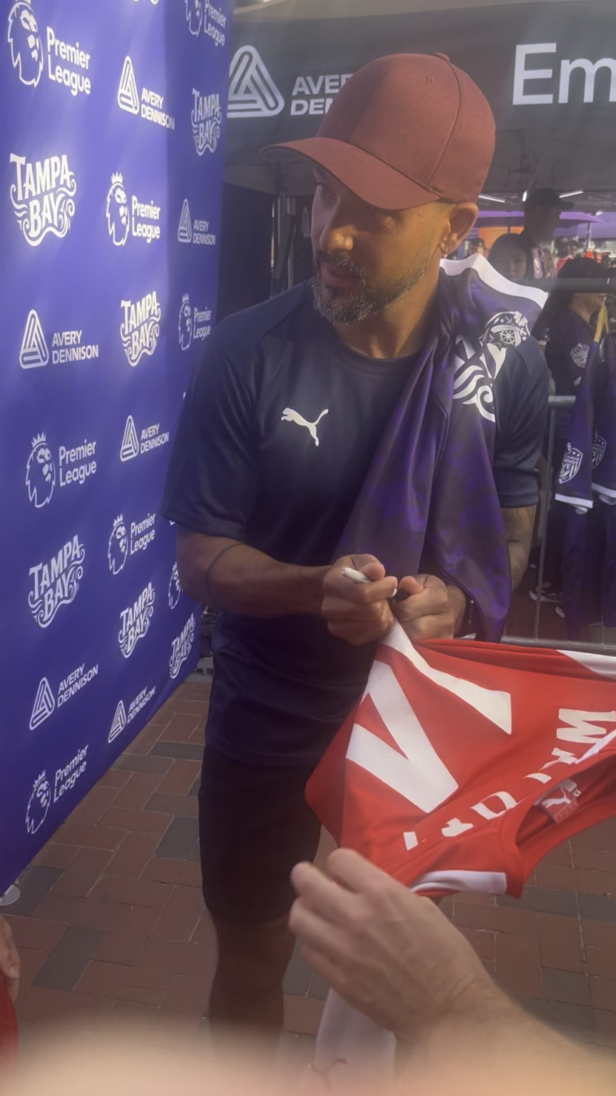 I got to meet Theo before the game in Tampa so that helps 🫠