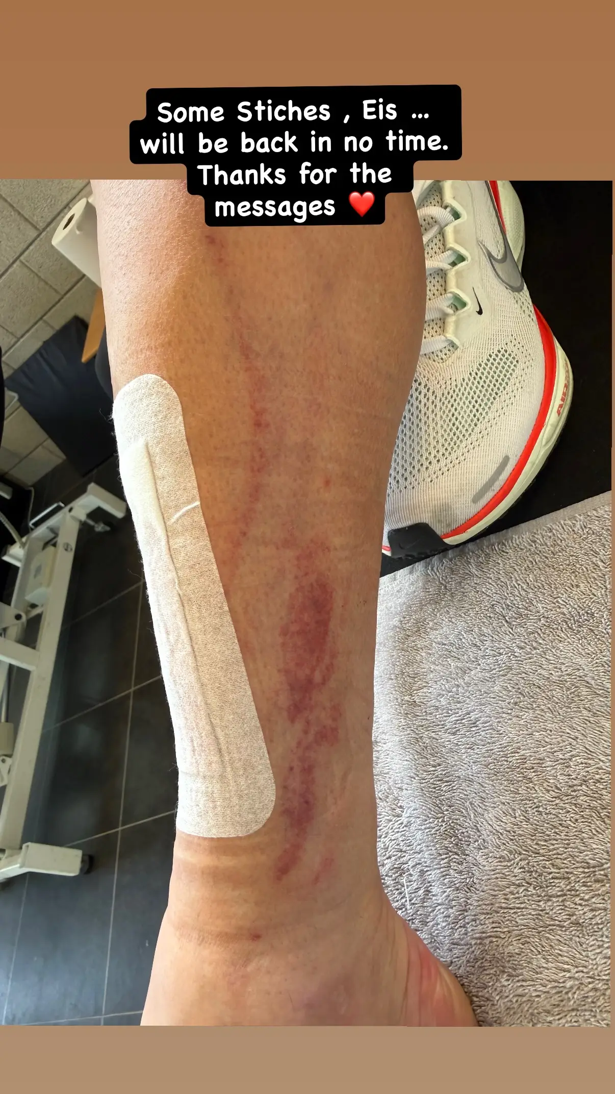 Holtby provided an update on social media. Image: Instagram/@lewis.holtby.8