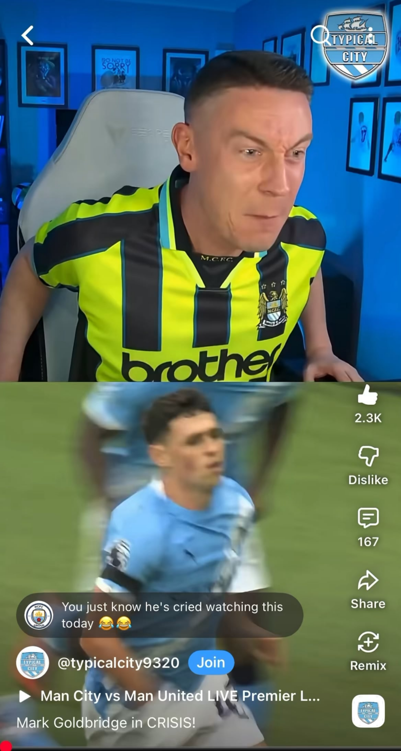 Hey Blues, if you guys don’t follow Typical City on YouTube, this is a good reason to go do so. Best banter out there.