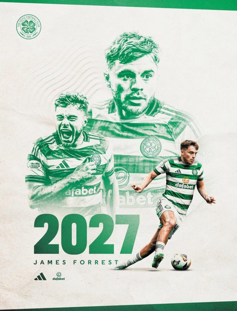 James Forrest signs on for another year....