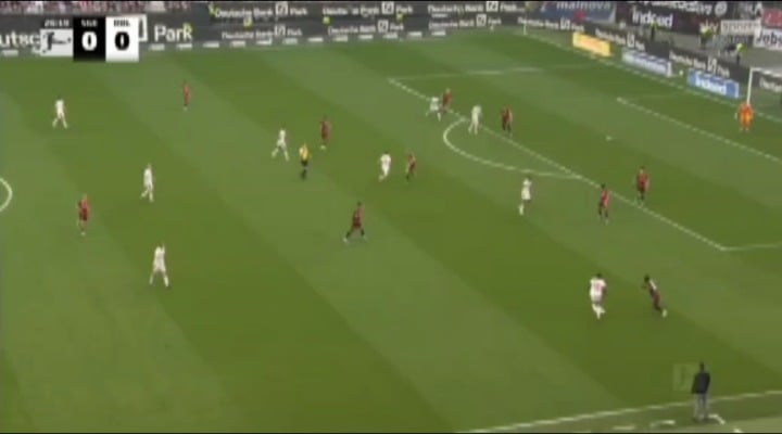 Yan Diomande goal vs Frankfurt