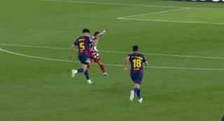 The Double Standards in today's refereeing.