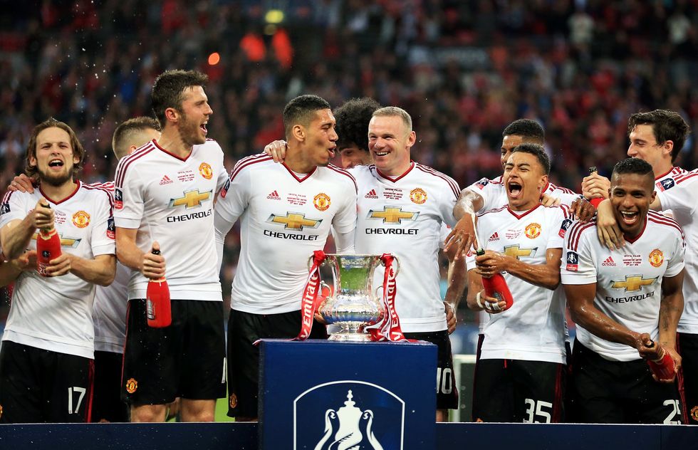 Antonio Valencia also won the FA Cup as a Manchester United player
