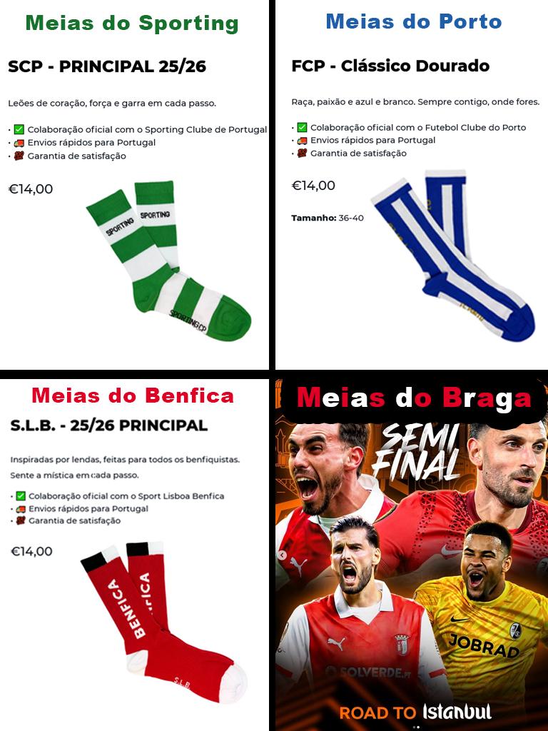 Que meias devo escolher?