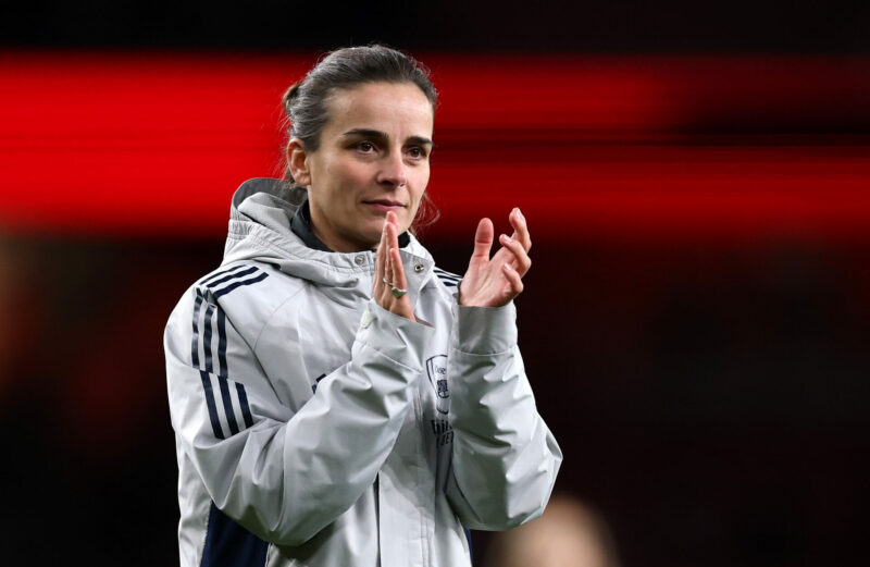 Arsenal focus shifts firmly to Brighton test LONDON, ENGLAND - MARCH 28: Renee Slegers, Manager of Arsenal, acknowledges the fans following the Barclays Women's Super League match between Arse...