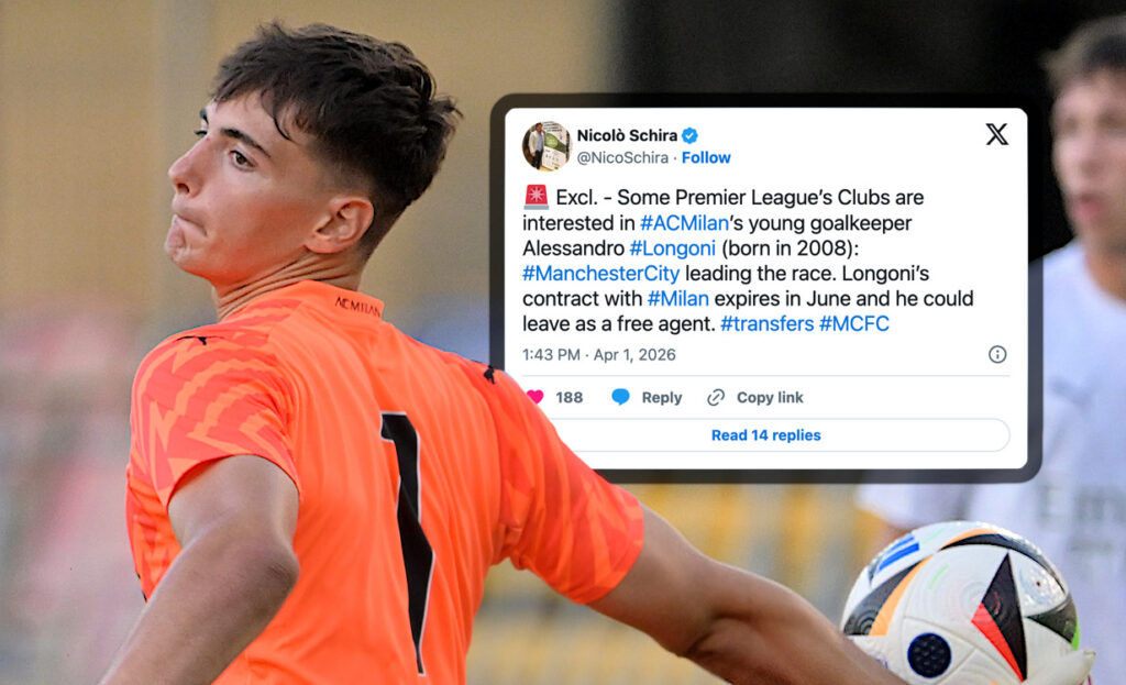 Alessandro Longoni of AC Milan