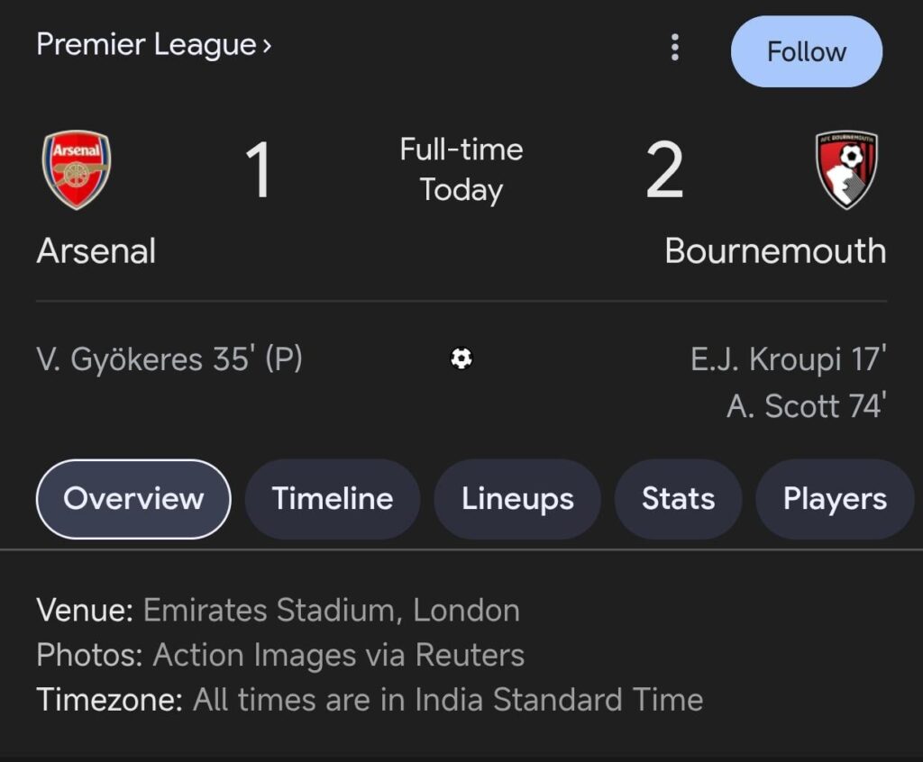 Something nice in our lives at least