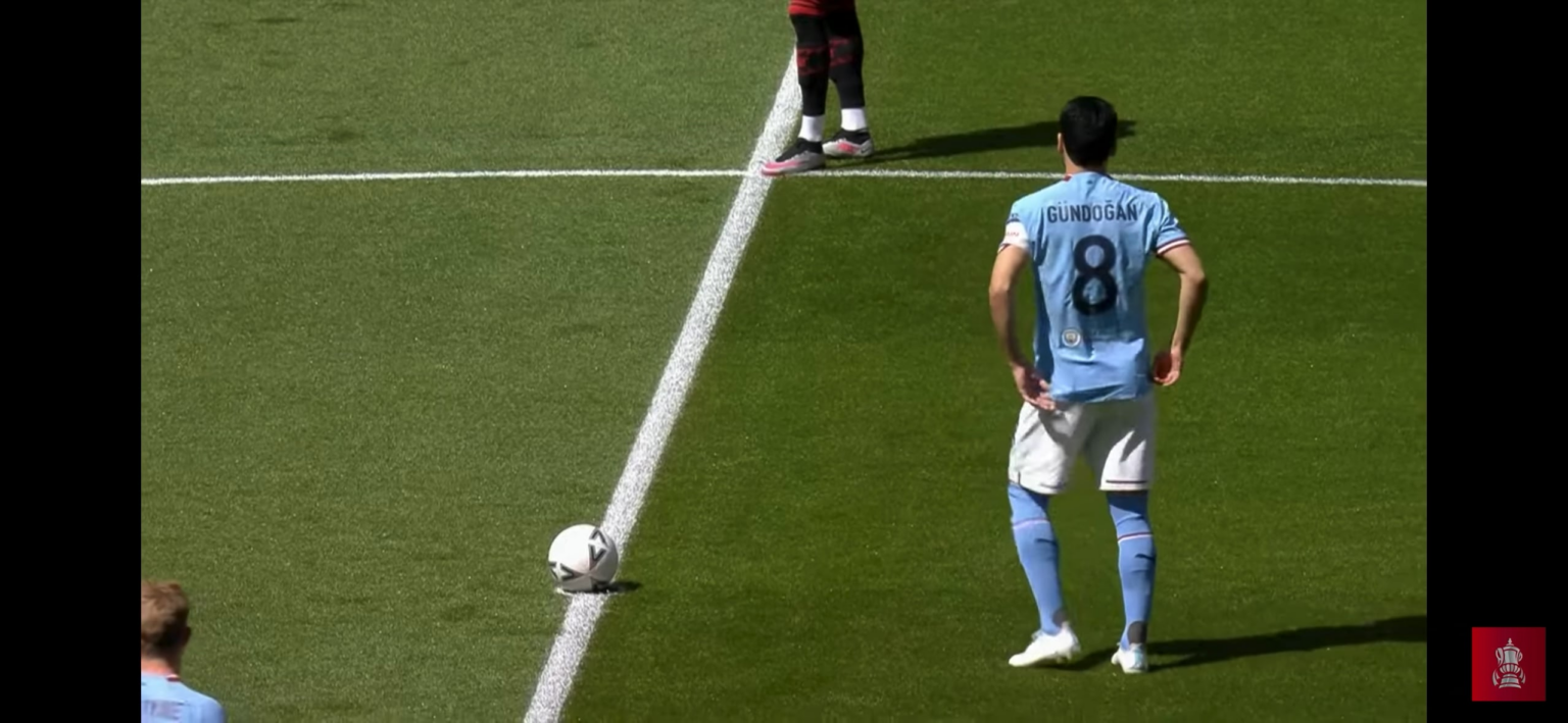 Gündoğan FA Cup final 22/23 vs United