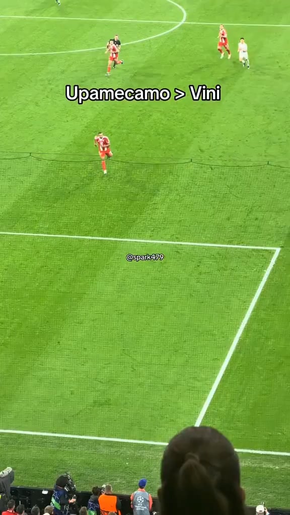 All Upamecano's duels against Vinicius.