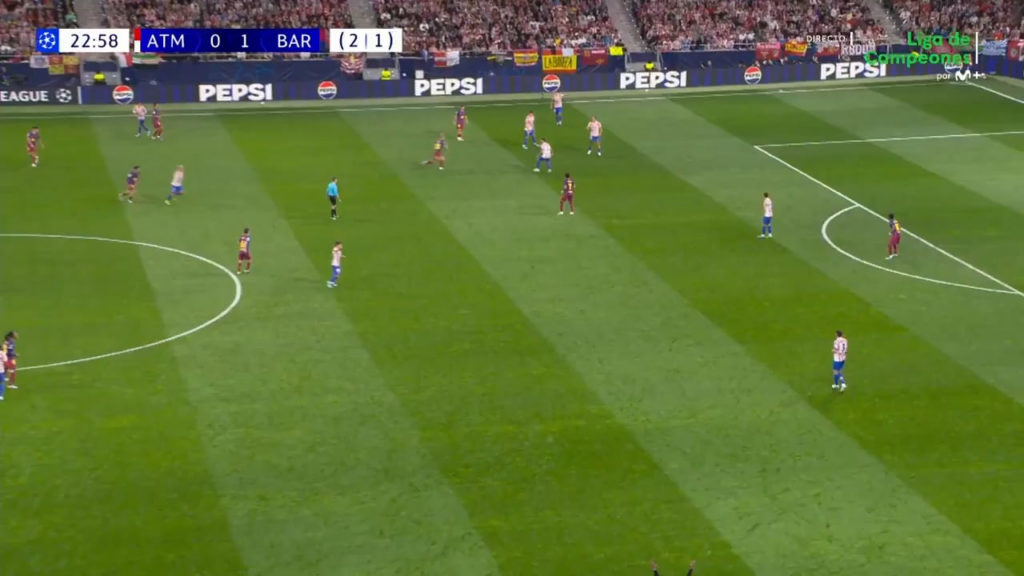 Atletico Madrid 0 - [2] Barcelona [2-2 on agg.] - Ferran Torres 24'