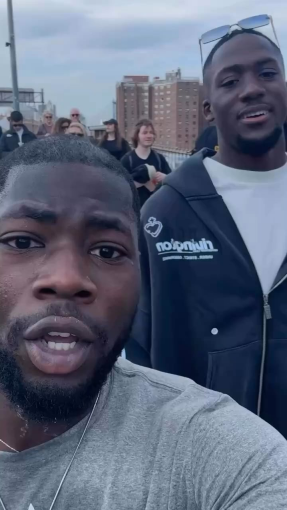 Ibou and camavinga spotted in nyc (wanc.nana on ig)