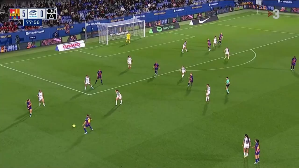 Martine Fenger scores her first ever Liga F goal for FC Barcelona