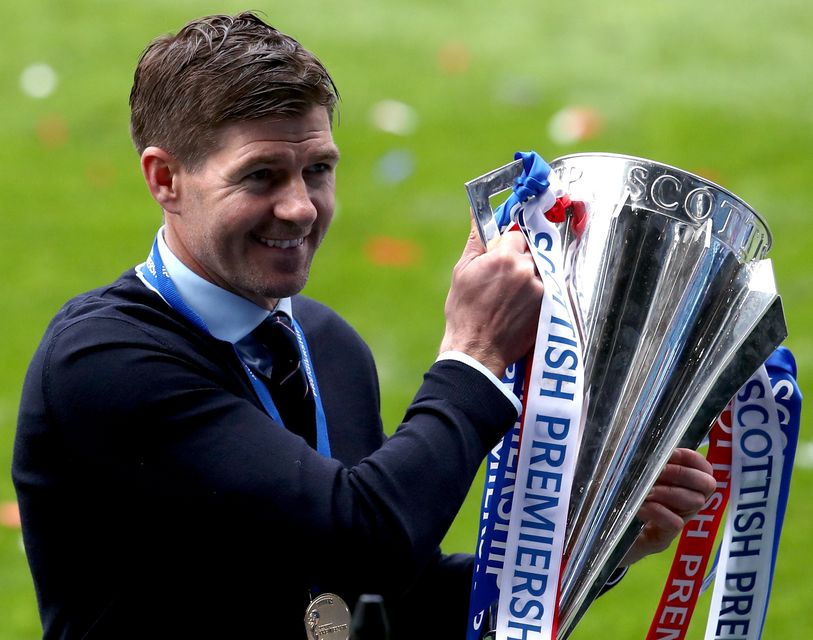 Steven Gerrard, pictured during his time at Rangers (Andrew Milligan/PA)