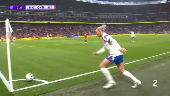 Lauren Hemp opens the scoring for England inside 3 minutes