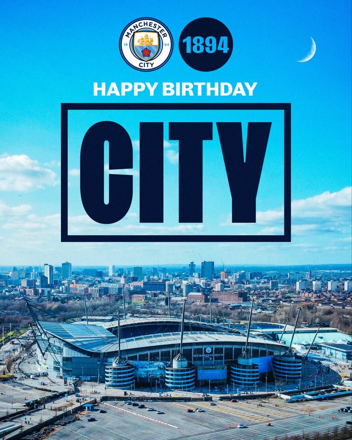 Happy 132nd Birthday Manchester City