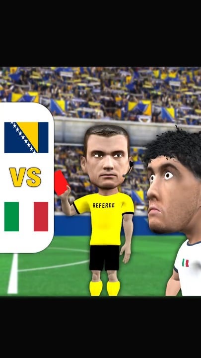 Italy vs Bosnia, cool moments