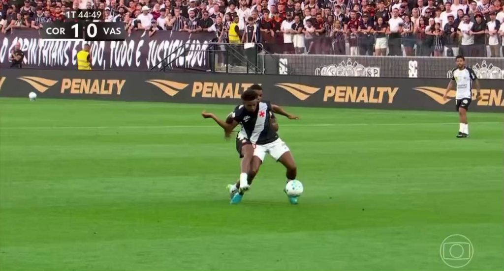 André expulso (45') em Corinthians x Vasco - Brasileirão 2026
